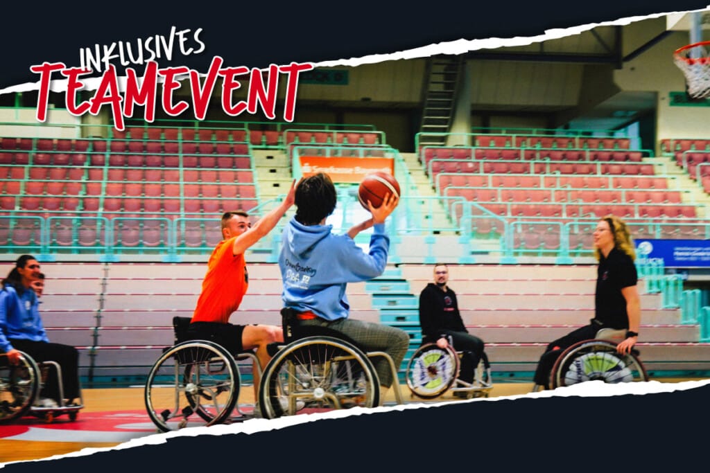 Azubis der VR-Bank spielen mit RSV Basketball