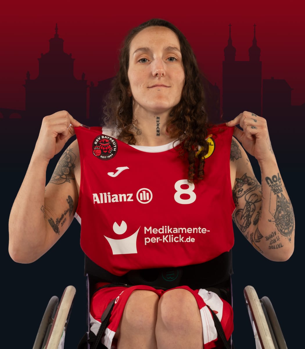 RSV Bayreuth Spieler Meggie Gay Nummer 8