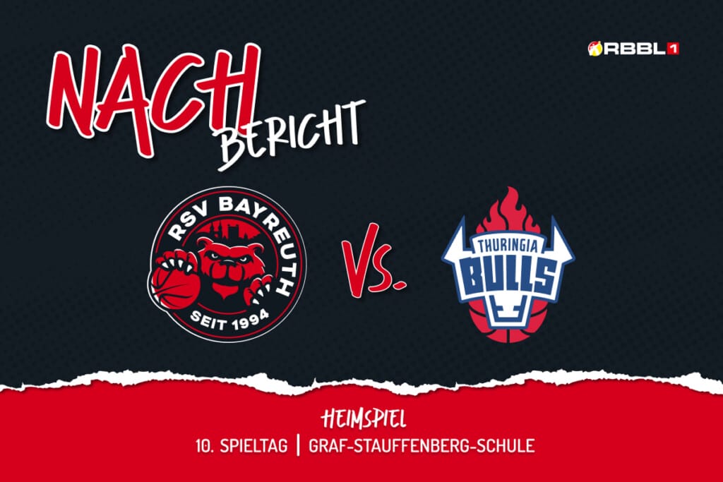 Nachbericht 10. Spieltag mit RSV Bayreuth Logo vs Thuringia Bulls Logo