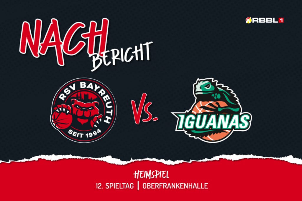Nachbericht 12. Spieltag mit RSV Bayreuth Logo vs München Iguanas Logo