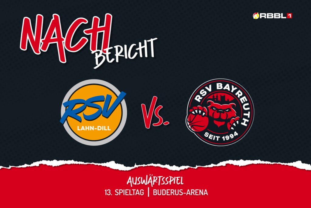 Nachbericht 13. Spieltag mit RSV Lahn-Dill Logo vs RSV Bayreuth Logo