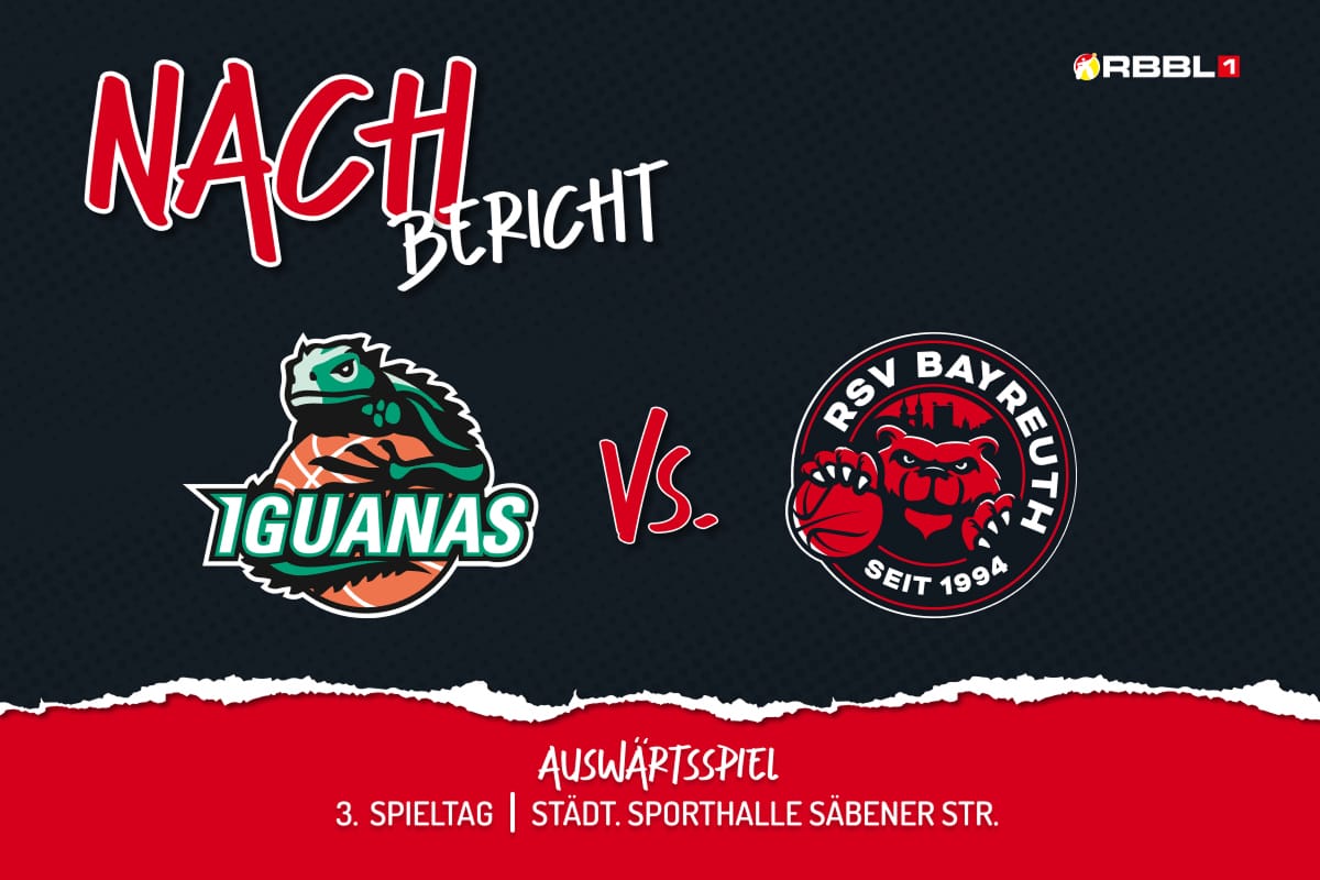 Nachbericht 3. Spieltag mit München Iguanas Logo vs RSV Bayreuth Logo