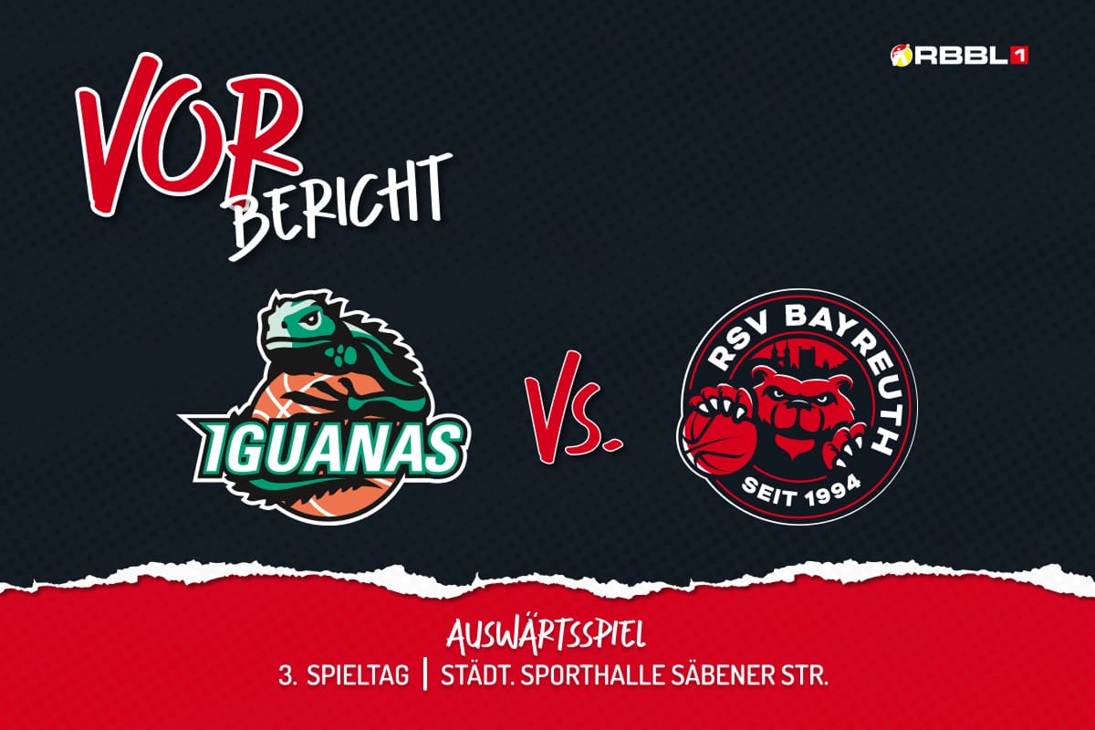 Vorbericht 3. Spieltag mit München Iguanas Logo vs RSV Bayreuth Logo