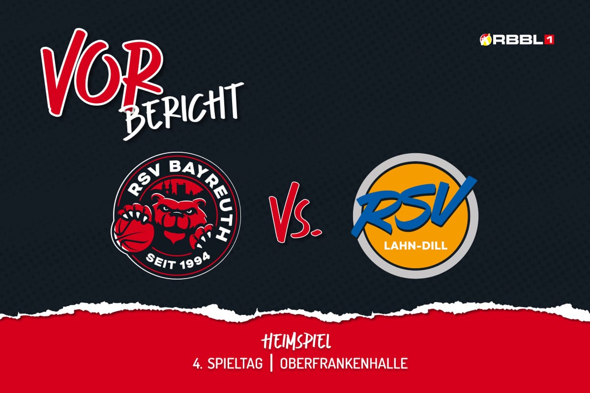 Vorbericht 4. Spieltag mit RSV Bayreuth Logo vs RSC Lahn-Dill Logo